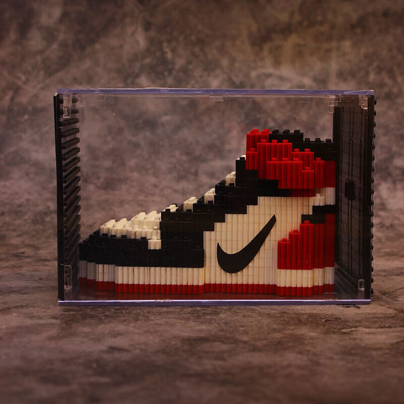 乐高(lego)积木aj篮球鞋微颗粒拼装玩具模型情侣 男女友生日礼物 aj