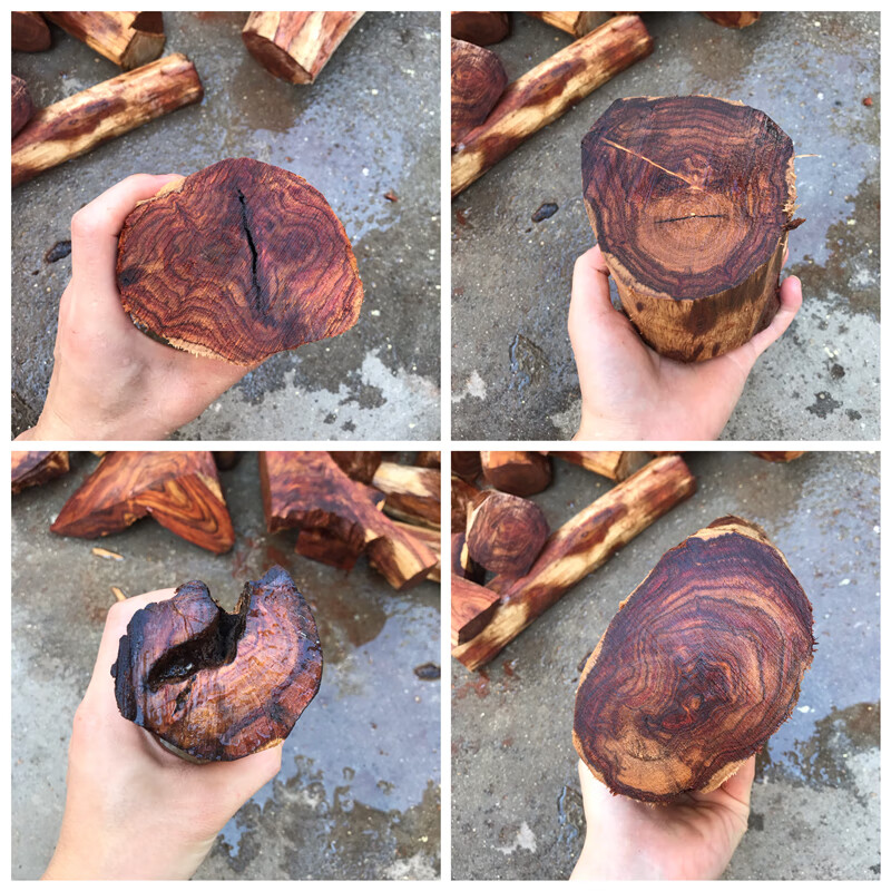 手串原料海黄油梨红木diy原木摆件 海黄木料(500克)很好【图片 价格