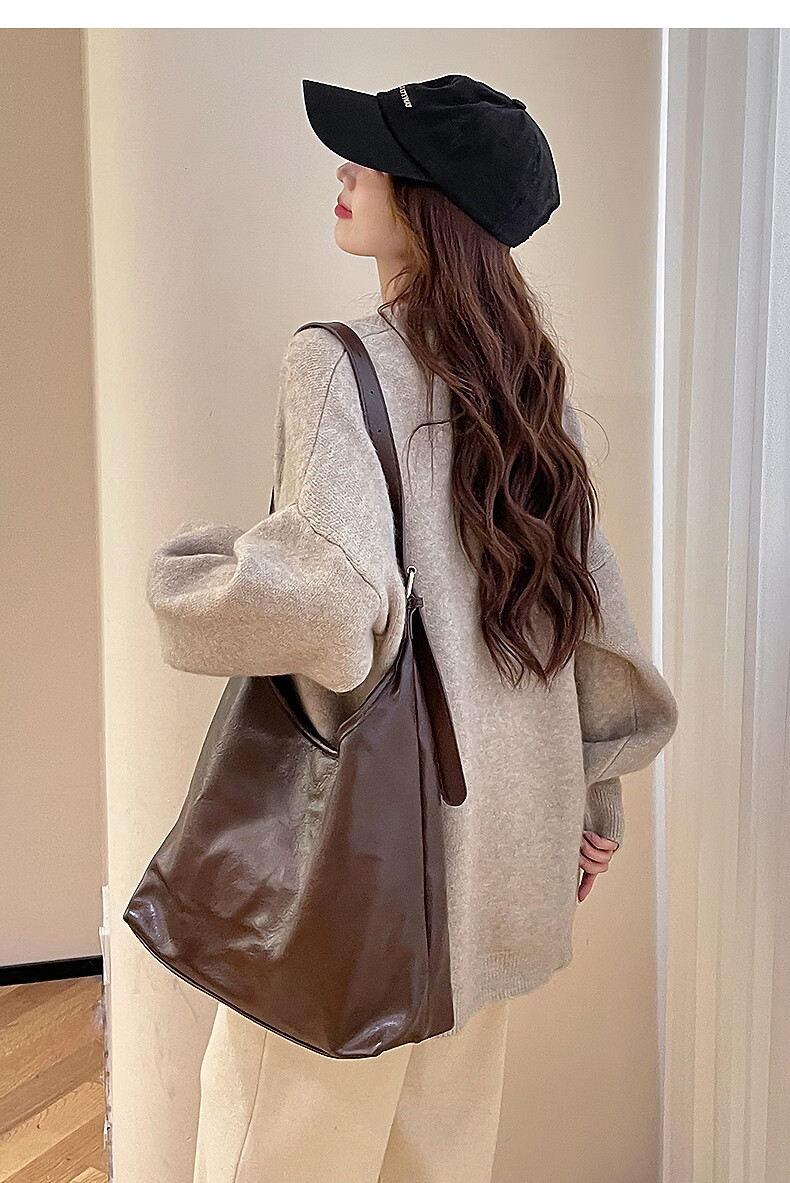 TonLion 2025 Autumn Winter Casual Loose Simple Versatile Cardigan Jacket for Women 7