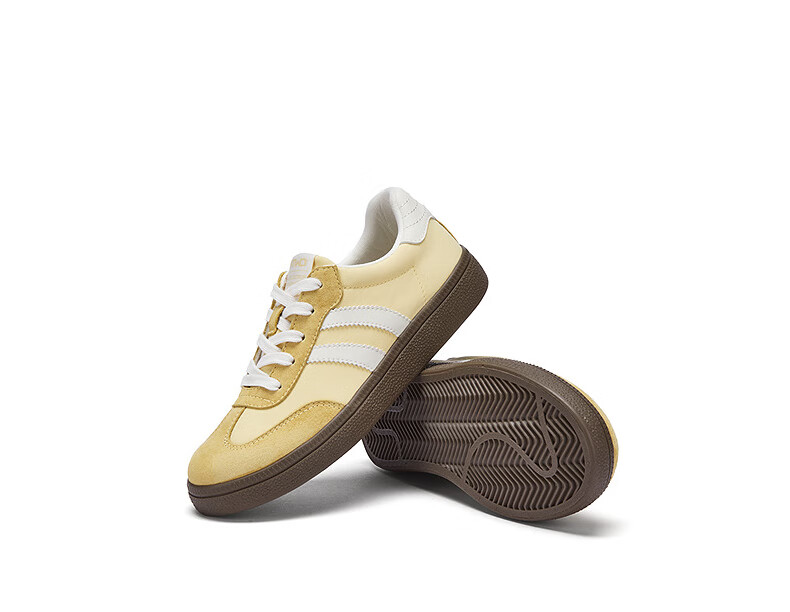 Hotwind Mall Matching Women's Shoes, Dexun Shoes, 2025 Autumn New Women's Retro Color-Block Spliced Soft-Soled Casual Sneakers 22