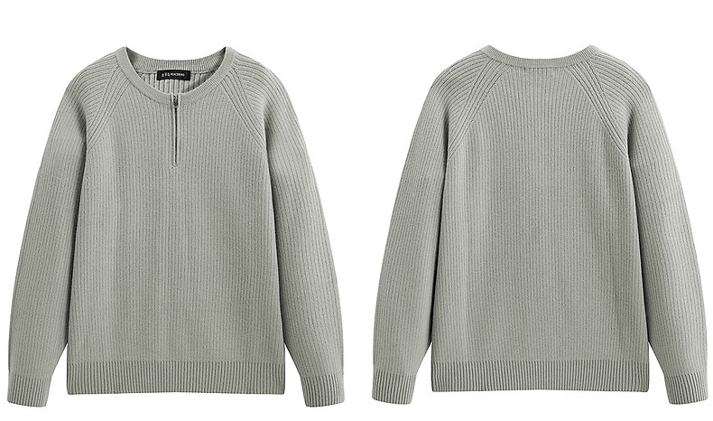 Peacebird Mens Casual Core-Spun Yarn Loose Comfortable Fashion Sweater Desert Sage Green First Batch M 9