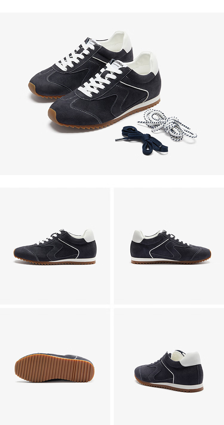 Lyle & Scott Casual Training Agan Shoes Mall Same Style Commuter Height Increasing Women's Shoes 19102 Rust Red BOS 38 8