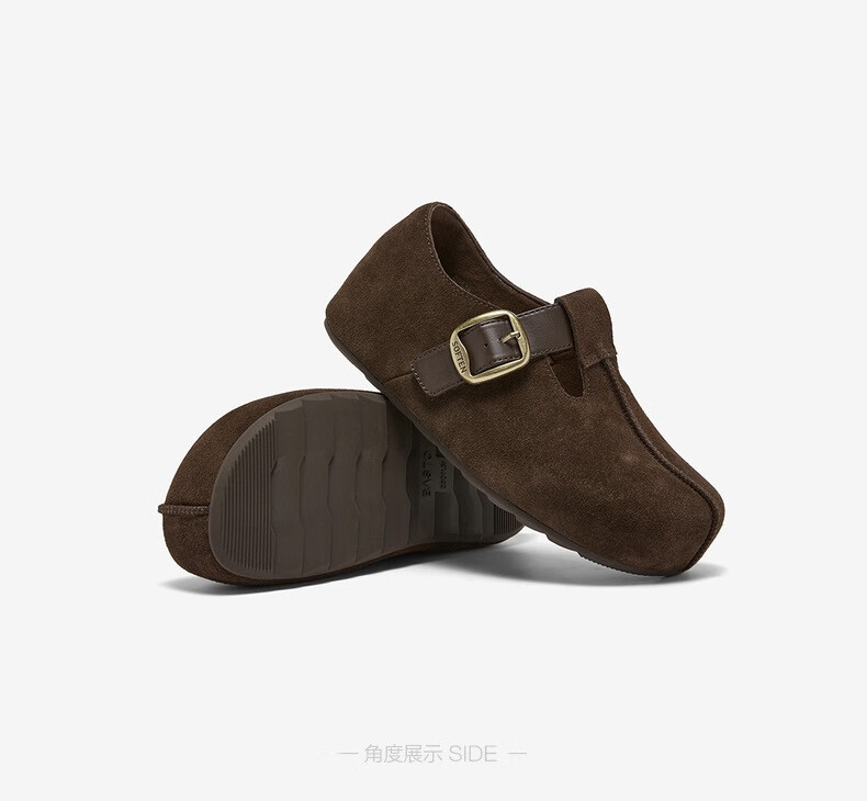 BASTO 26 Spring Birkenstock Vintage Outdoor Flat Casual Shoes Women Slip-On B9539AM6 Coffee Color Size 37 4