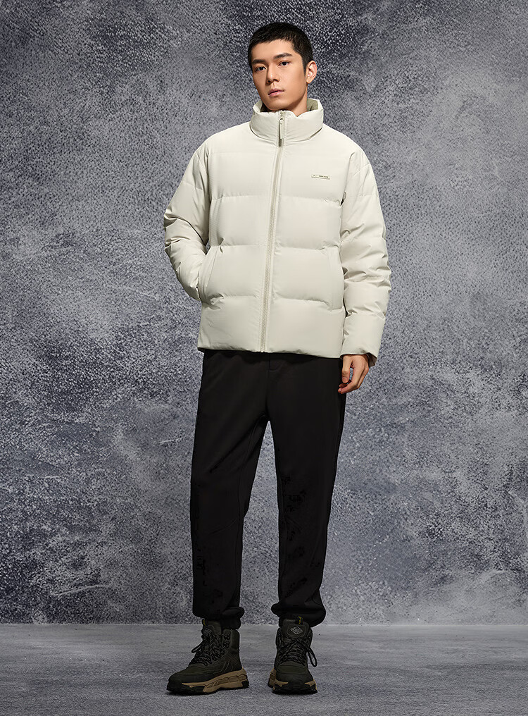 HLA down Jacket for Men with Stand Collar, Graphene Warm And Crisp Coat for Men in Winter Season, New Year 4
