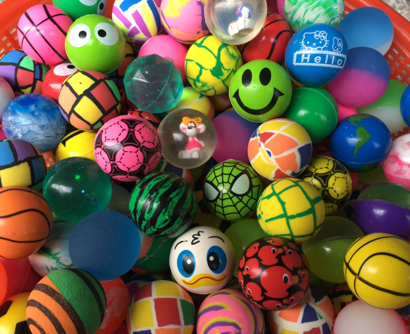 弹力球儿童玩具球弹弹球扭蛋跳跳球浮水球幼儿园礼品礼物27号夜光弹力