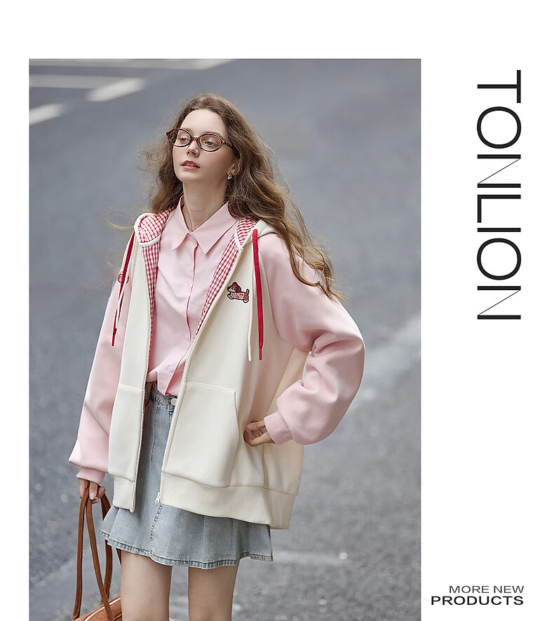 TonLion 2025 Autumn Women's Knitted Raglan Sleeve Long Hooded Coat 7