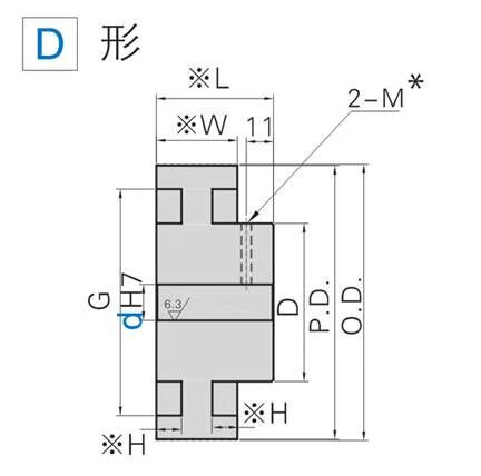 cbub厂家定做带轮3m 5m 8m 14m at10 at5lhxlxh电机皮带轮三角皮带轮