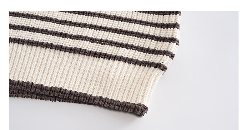 TonLion 2025 Autumn Winter Classic Striped Hooded Knit Cardigan Women's Premium Sweater Jacket 9