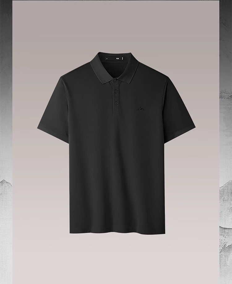 HLAHLA Men's Short Sleeve Polo Shirt Mountain Series Moisture-Wicking Quick-Dry Summer Tee 2