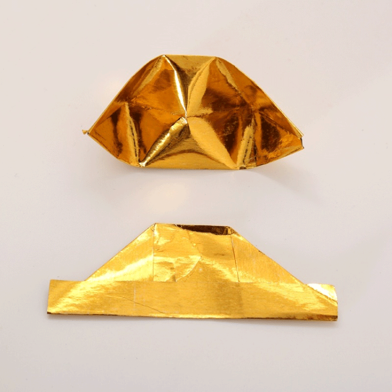 金元宝元宝纸半成品10*13祭祀用纸钱黄纸金纸锡箔纸批发