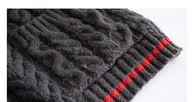 TonLion 2025 Autumn Winter Vintage Cable Knit Loose Cardigan Women's Sweater High-End Fashion Knitwear 9