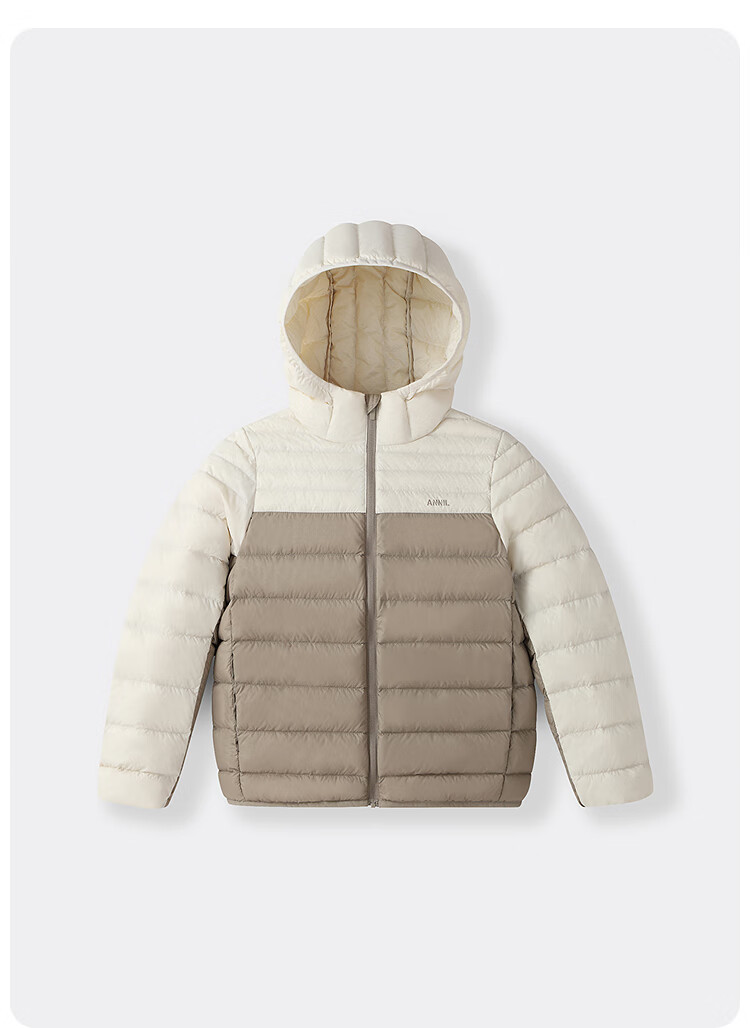 Annil Kids Boys and Girls Short Down Jacket 2025 Winter New Cambridge Blue 140cm 5