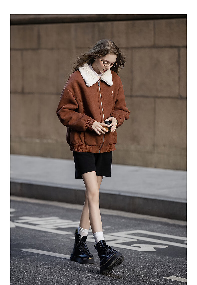 TonLion 2025 Winter Women's Lapel Color-Block Patchwork Long Coat 3