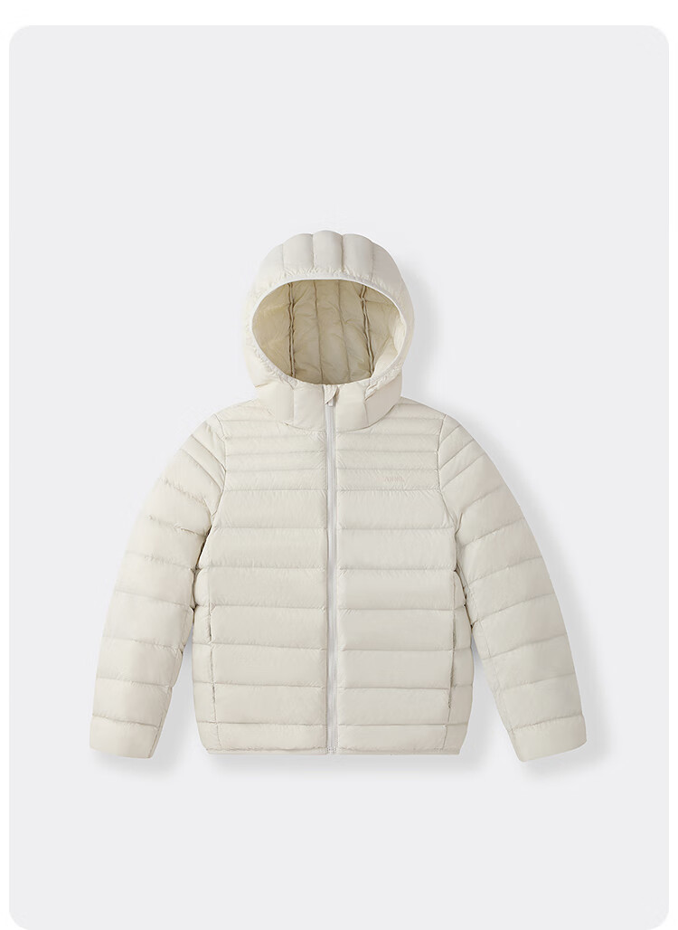 Annil Kids Boys and Girls Short Down Jacket 2025 Winter New Cambridge Blue 140cm 3