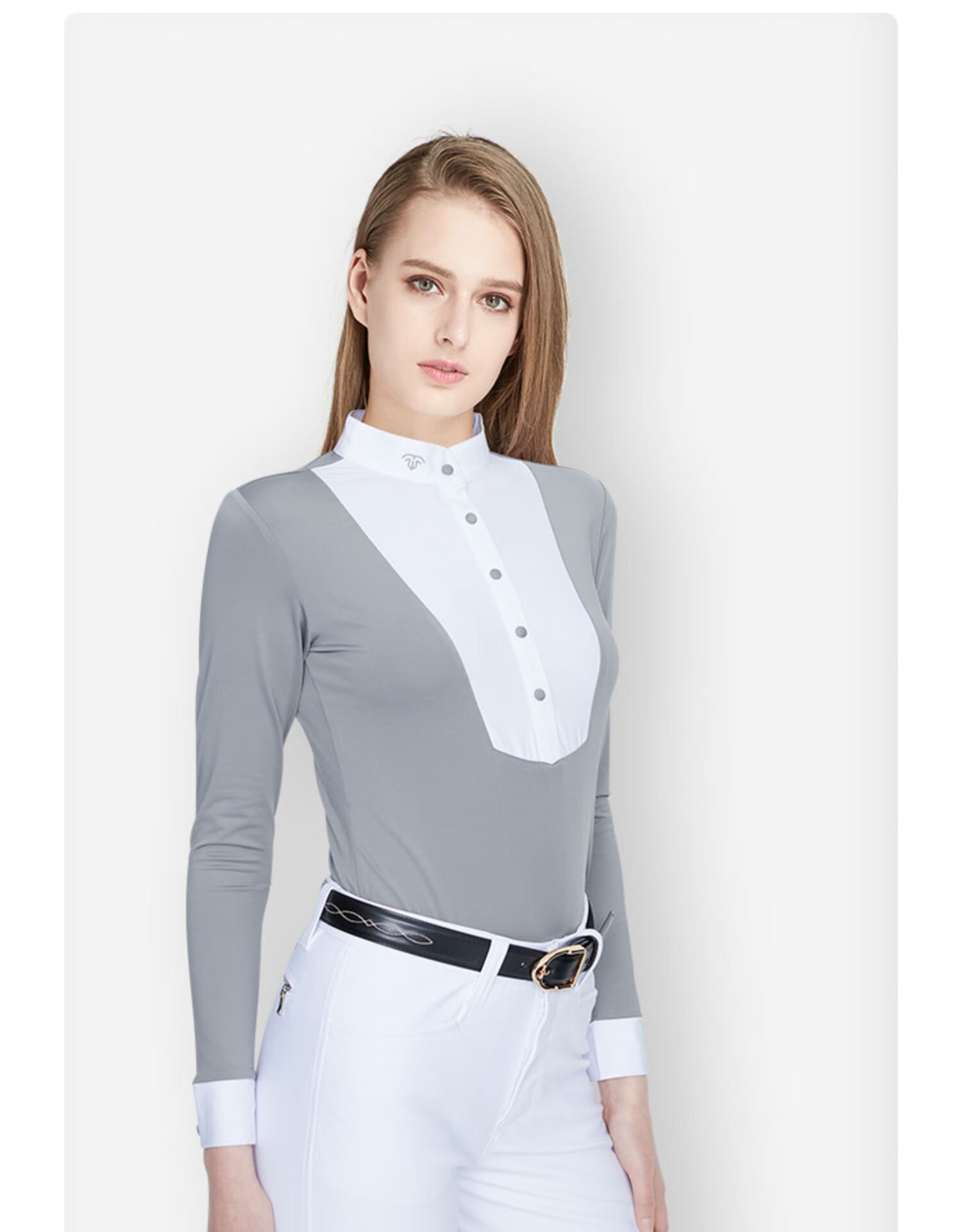 骑马服_马术上衣长袖女马术骑士服女士骑马装女马术服春夏马术衣服装