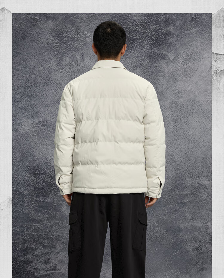 HLAHLA Men's Down Jacket 25 Mountain High Collar Warm Duck Down Coat Winter 4