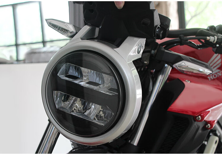 cb400f适用本田摩托车改装cb300r无损安装车灯cb650r圆灯大灯总成