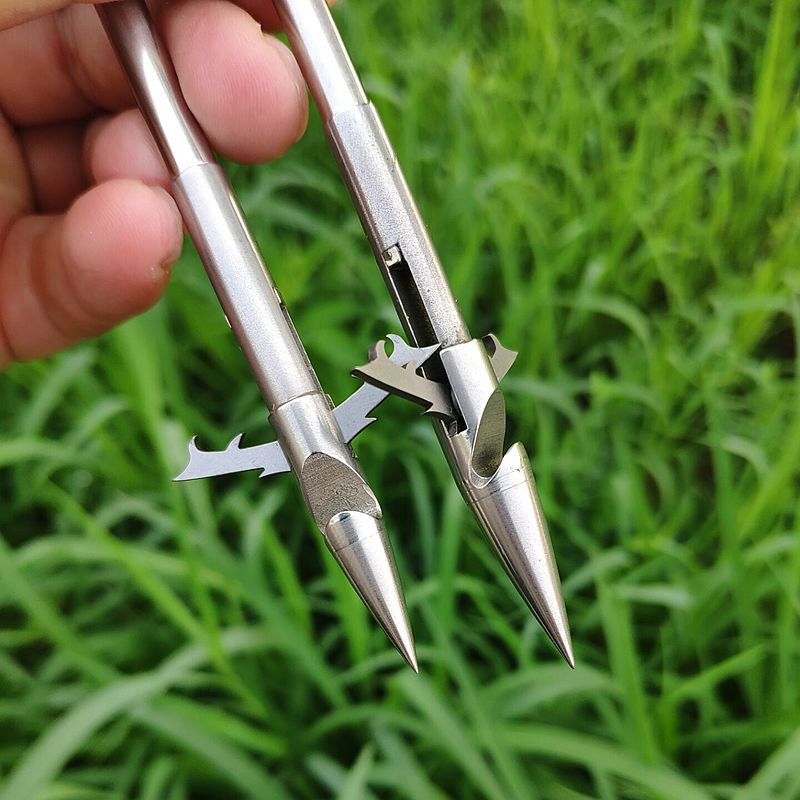 【旗舰自营】深水射鱼镖440猎鲲噩梦强磁尾翼重镖鱼标射鱼鱼箭渔镖入