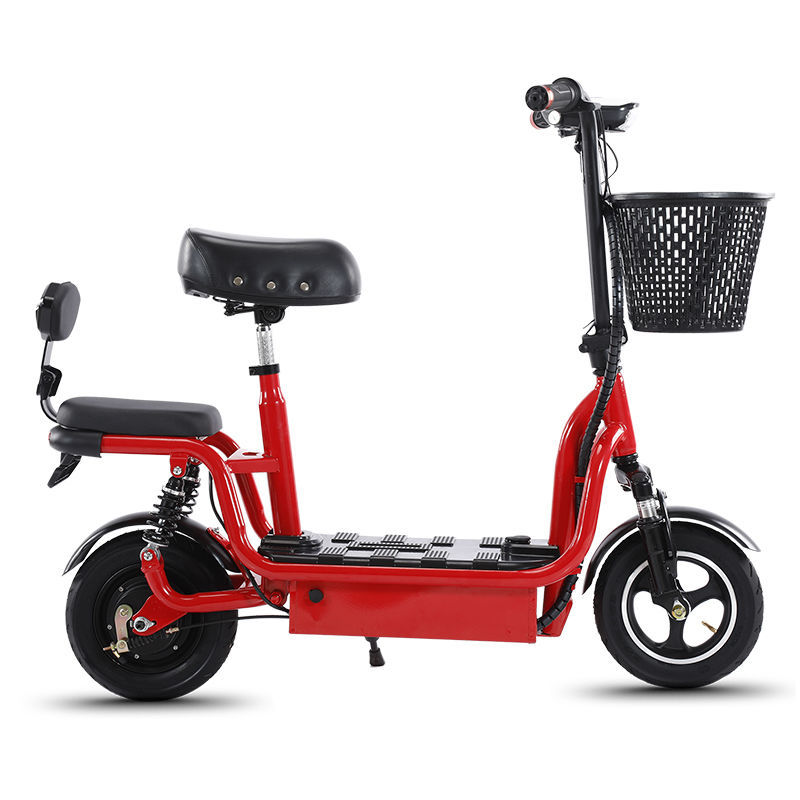 雅迪电动滑板车小型迷你电瓶车女性士成人同款亲子代步电瓶车自行车