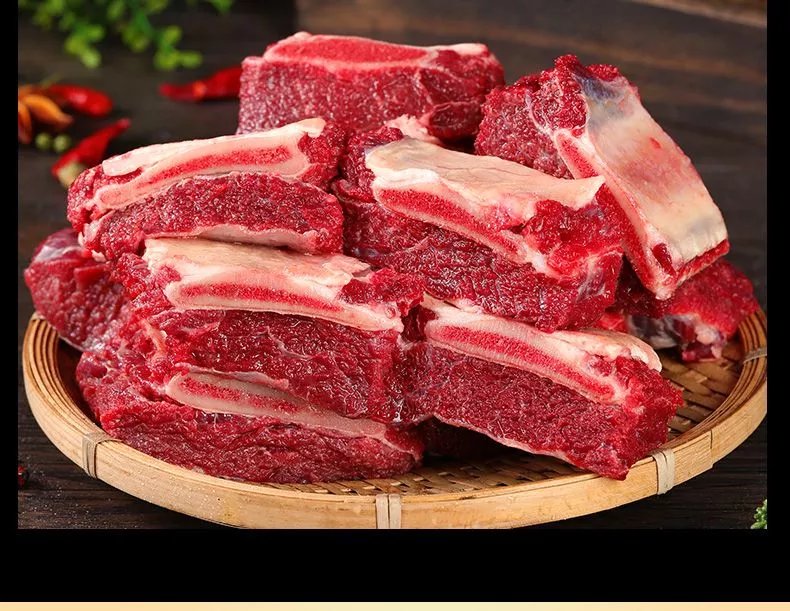 原切黄牛排骨肋排牛肋骨块牛仔骨羽骨牛胸骨内蒙新鲜牛肉牛肋条华海春