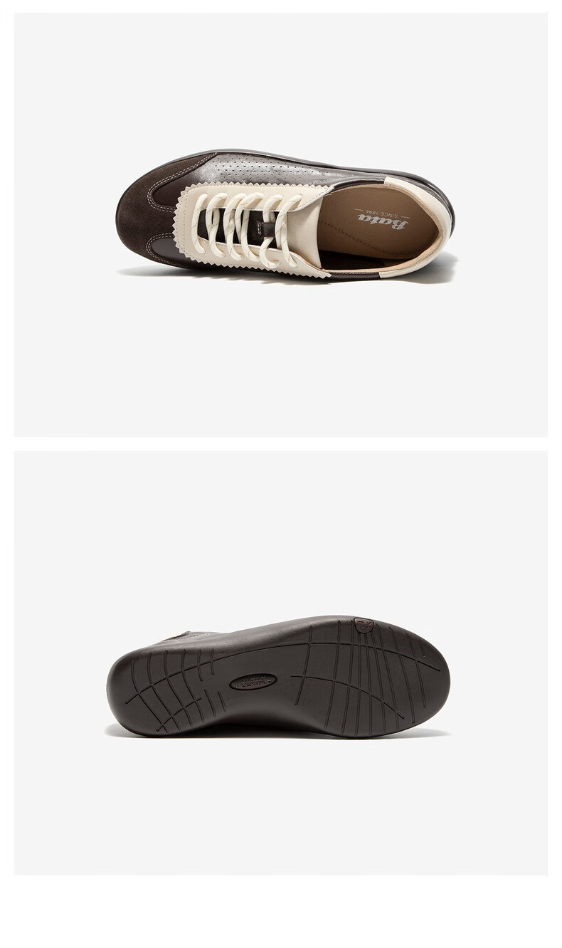 Bata Prince Qi Same Style Sheepskin Casual Sports Shoes for Women ALI73AM6 Autumn Height Increasing Sneakers Qixi Festival Gift 7