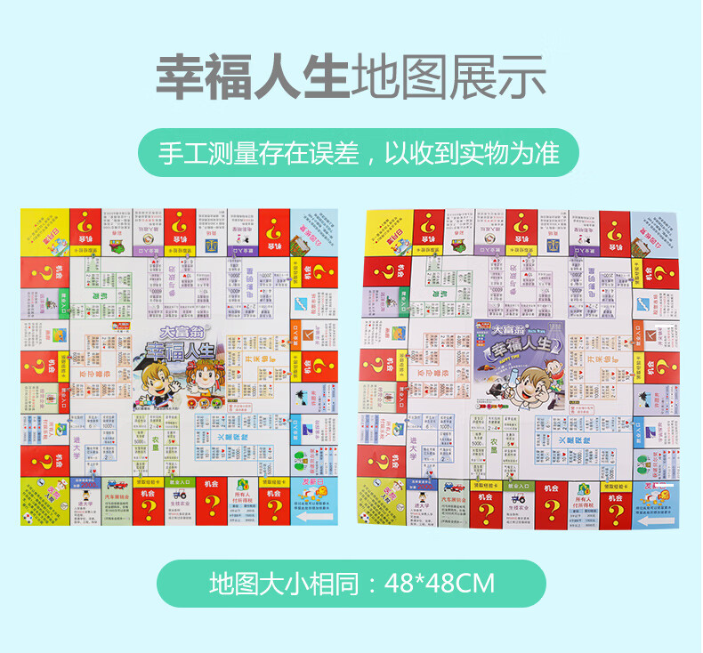 正版游戏棋世界之旅中国之旅大号儿童成人豪华版强手棋桌游 大富翁
