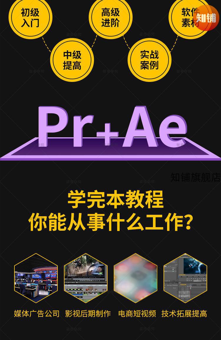 effects影视后期制作零基础入门自学短视频课程培训教程pr教程ae教程