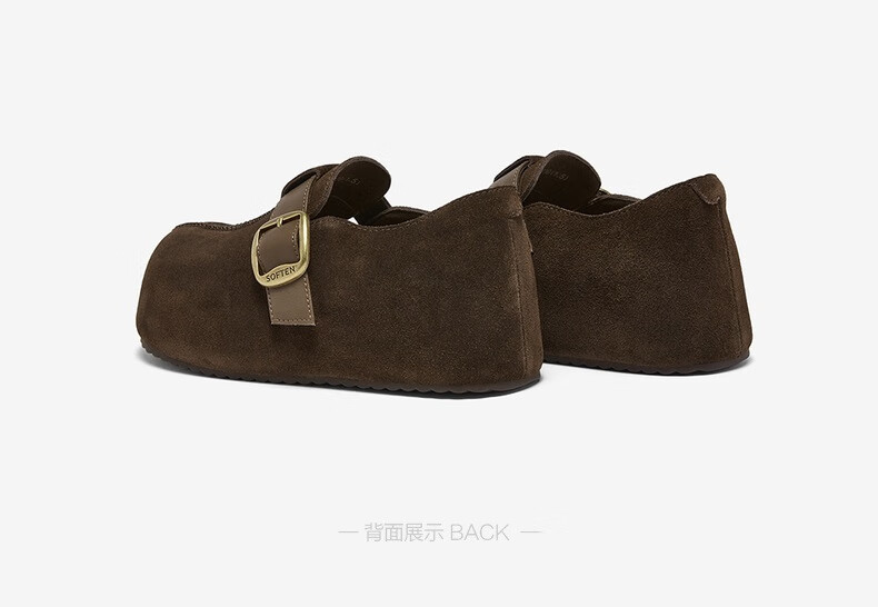 Bata Spring 2026 Birkenstock Style Fashion Simple Retro Casual Women's Flats E7333AM6 Camel 37 4