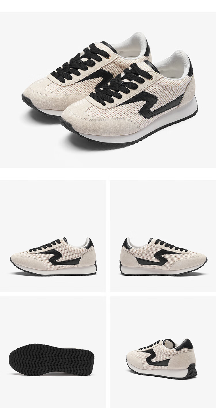 Le saunda Versatile Patchwork Casual Sports Agan Training Women's Shoes 6T27701 Misty White BKU 40 7