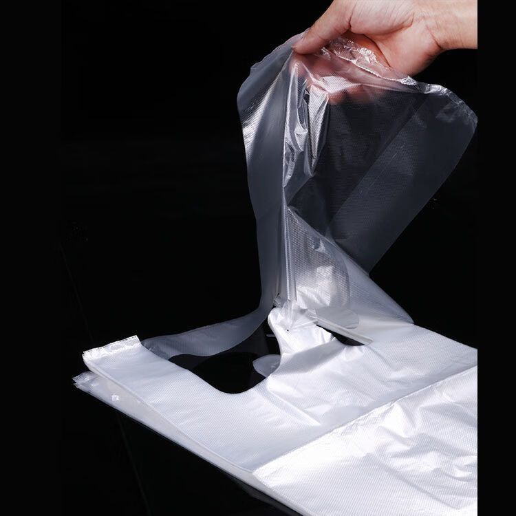 批发透明塑料袋食品袋加厚垃圾袋一次性手提袋超市购物袋背心袋2841可