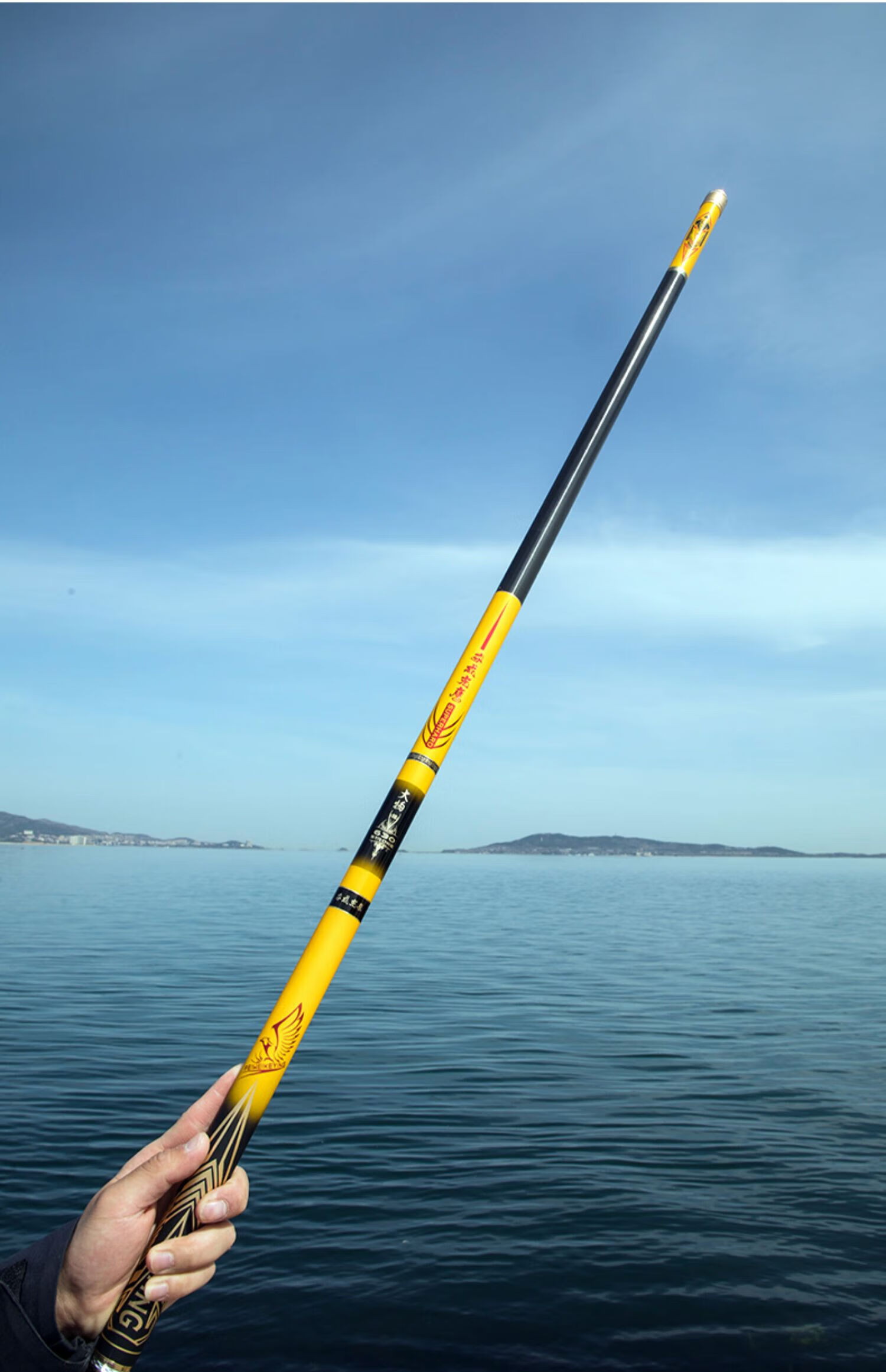十大手竿竿青鲟巨物超轻硬台钓轻量鲢鳙超轻青鲟版45米350斤拉力顺丰