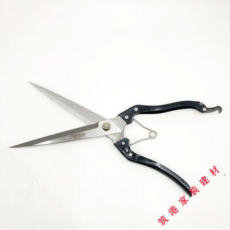 兽用手动牛马鬃剪兔毛剪脆骨鸡骨头川马羊毛剪弹簧剪刀皮革剪子 川马