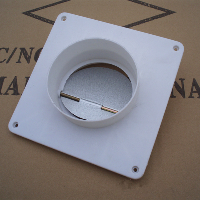 10cm卫生间烟道止逆阀止回阀排风道单向阀浴霸换气扇用100mm