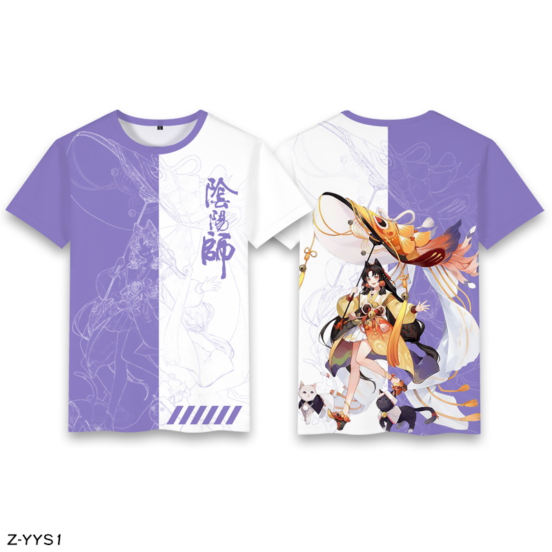 阴阳师周边衣服阴阳师联名二次元手游周边短袖t恤萌娘粉丝彼岸花衣服