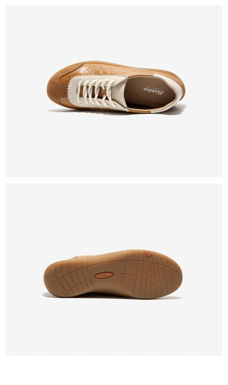 Bata Prince Qi Same Style Sheepskin Casual Sports Shoes for Women ALI73AM6 Autumn Height Increasing Sneakers Qixi Festival Gift 9