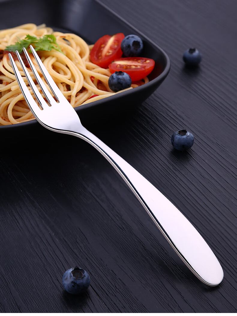 德国ssgp叁肆钢304不锈钢叉子西餐餐叉水果签水果叉餐具家用沙拉小