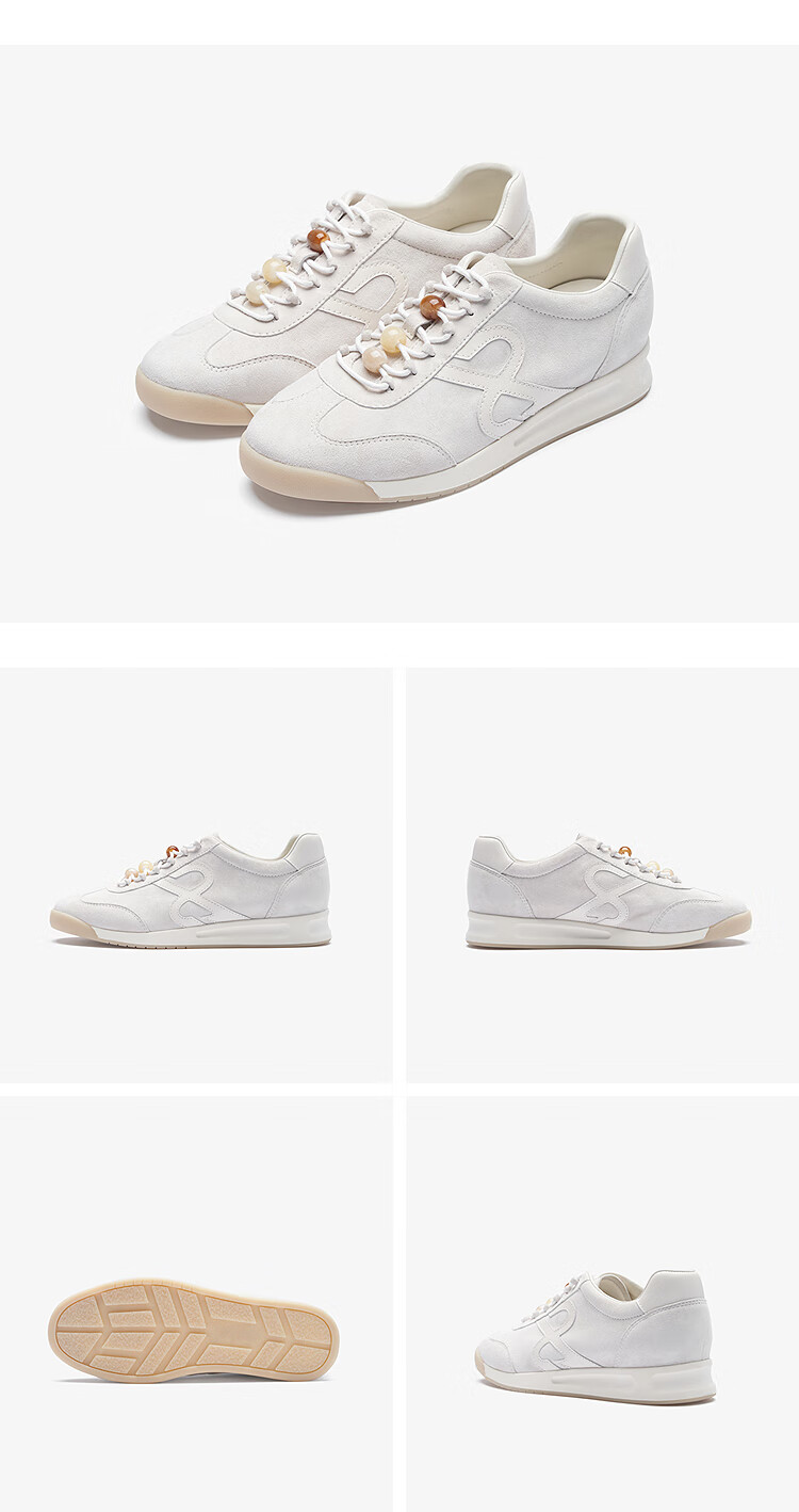 Le Saunda 2026 Spring New Leopard Print Casual Agan Training Sneakers Women 37901 Cream White OWL 38 7