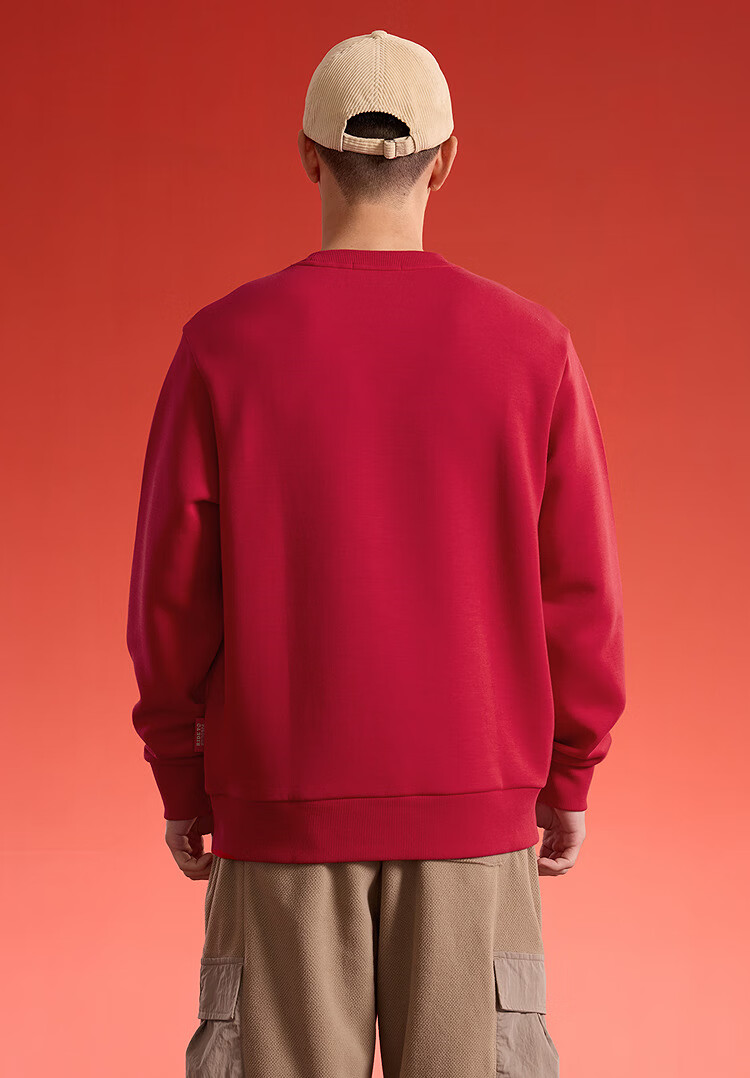 HLAHLA Men's Spring Sweatshirt 26 Zeng Shunxi Same Style Year of the Horse New Year Series Long Sleeve Men 4