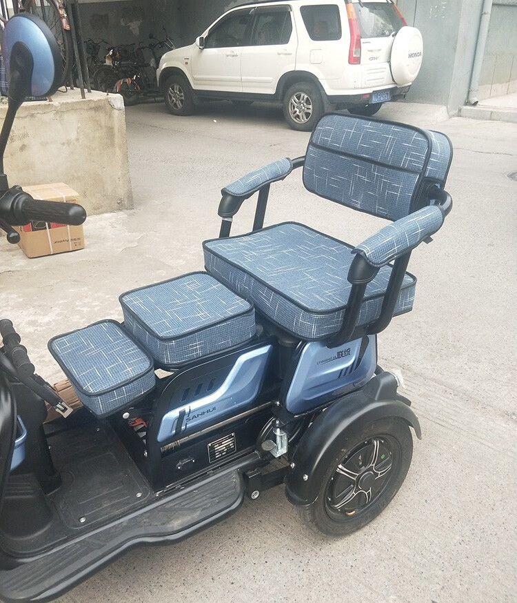 淮海三轮车坐套小鸟艾美达台铃万仕达三连坐电动车皮革座套坐垫耐磨