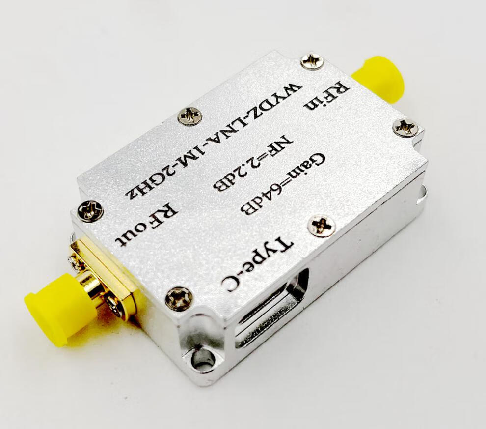 射频信号放大器低噪声放大器1m2ghz噪声22db64dblna厂家样品数量1只