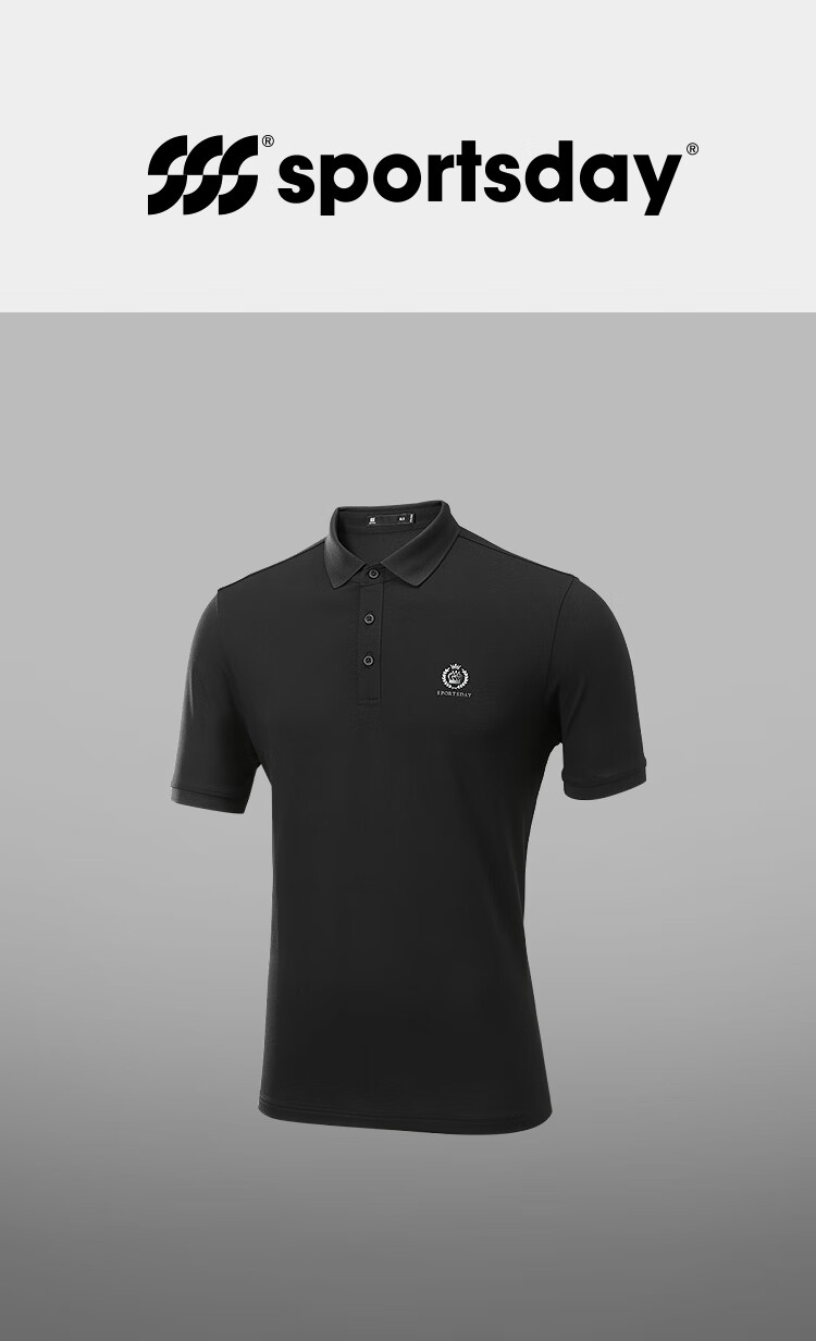 HLA Hailan Home Men's Polo Shirt 26 Sports Cooling Short Sleeve Summer 1