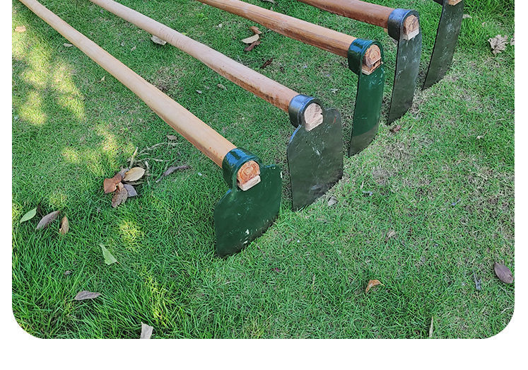 全钢锄头农用老式挖地挖土种菜工具高锰钢开沟神器翻土军工锄 精品