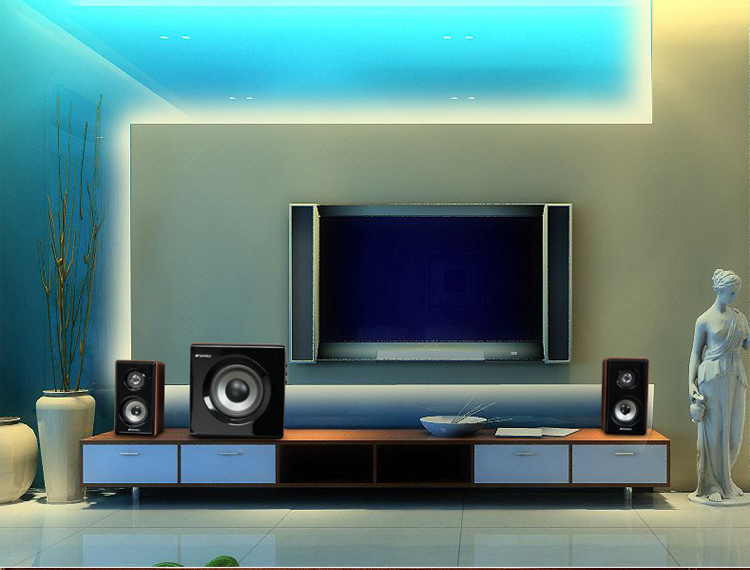 1声道低音炮手机蓝牙音响电视桌面音箱家用卡拉ok音响 60b(蓝牙 双