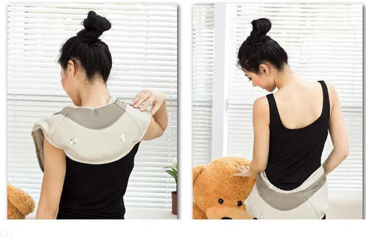 自动拍背神器劲肩颈椎肩背按摩器仪敲打乐披肩式颈肩电动自动锤加热