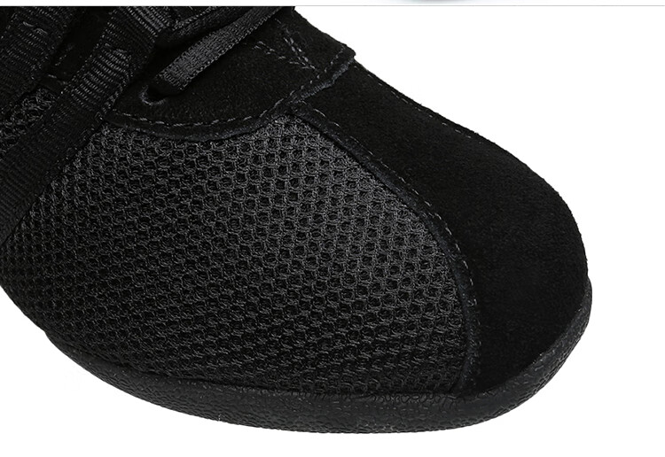 卡路奇广场舞鞋 秋冬真皮广场舞鞋软底水兵爵士跳舞女鞋透气舞蹈鞋女