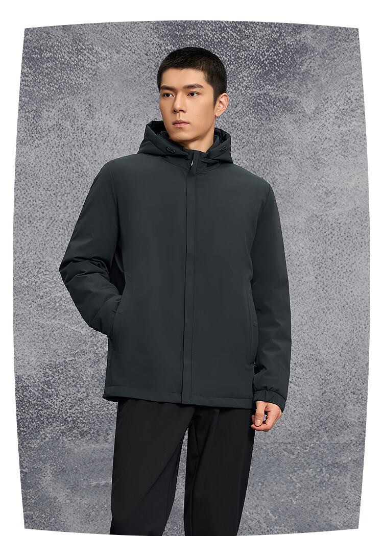 HLA down Jacket for Men, Executive down Coat, Warm Duck Down Outerwear for Men, Autumn And Winter Season, Chinese New Year 7