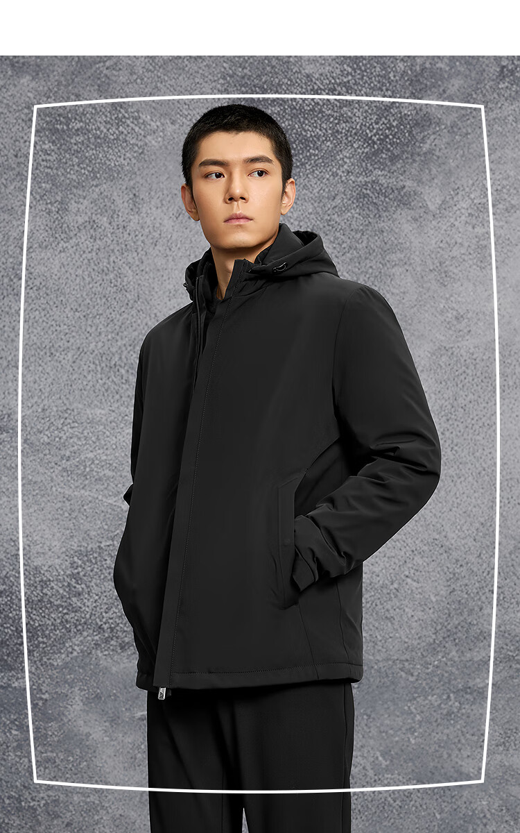 HLA down Jacket for Men, Executive down Coat, Warm Duck Down Outerwear for Men, Autumn And Winter Season, Chinese New Year 2