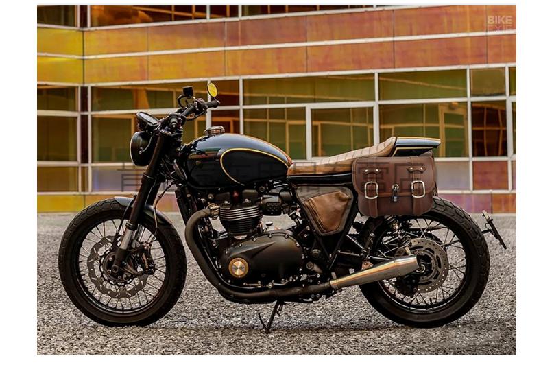 适用于凯旋street twin/speedtwin改装快拆边包 边箱 防水侧包 油蜡布