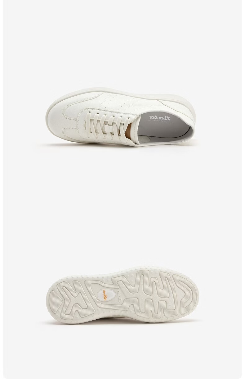 Bata Patented Antibacterial Soft Elastic Cowhide White Sneakers for Women Spring 2026 New Classic Commuter Flats WRVQ1AM6 7