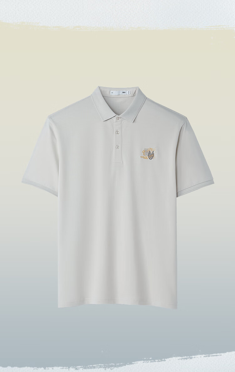 HLAHLA Men's Short Sleeve Polo Summer 2026 Chinese Dragon Series Cooling Short Sleeve Father's Day Gift 3